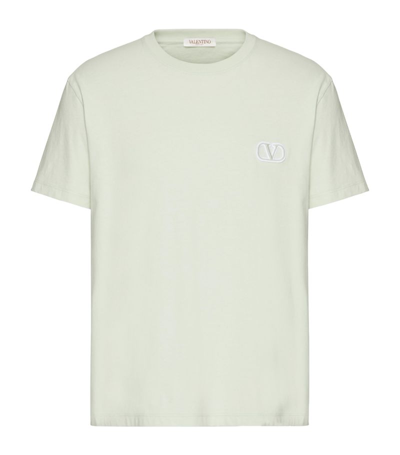 Valentino Valentino Embroidered Vlogo T-Shirt