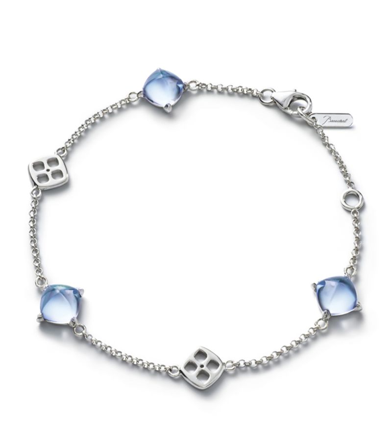 Baccarat Baccarat Sterling Silver Mini Médicis Aqua Bracelet