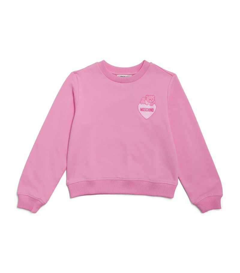 Moschino Moschino Kids Cotton Logo Sweatshirt (4-14 Years)