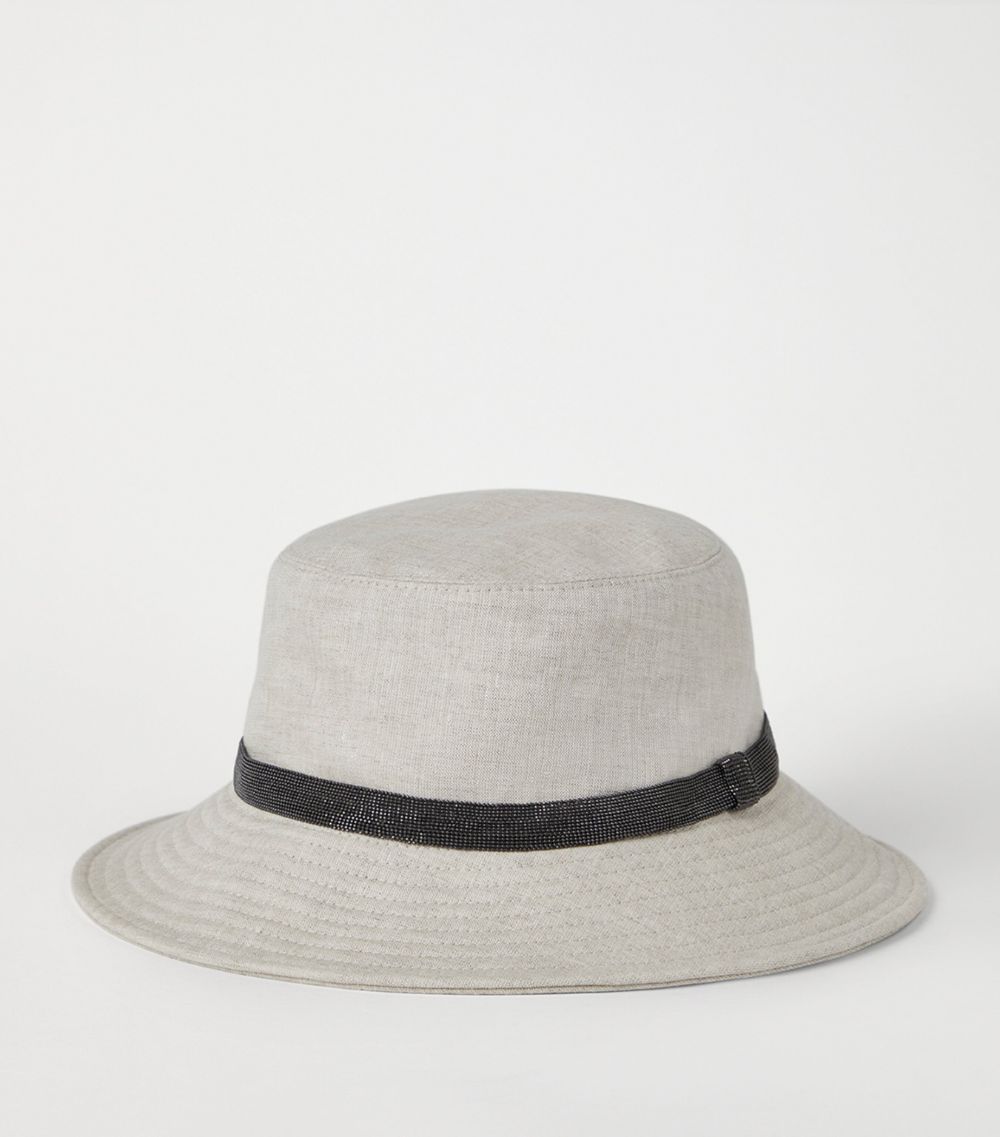 Brunello Cucinelli Brunello Cucinelli Linen Bucket Hat