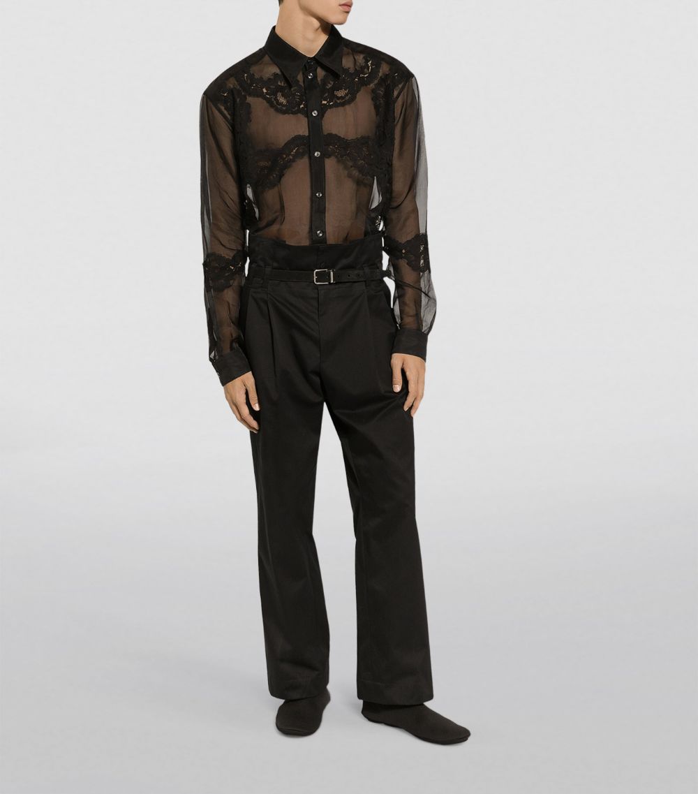 Dolce & Gabbana Dolce & Gabbana High-Waist Tailored Trousers