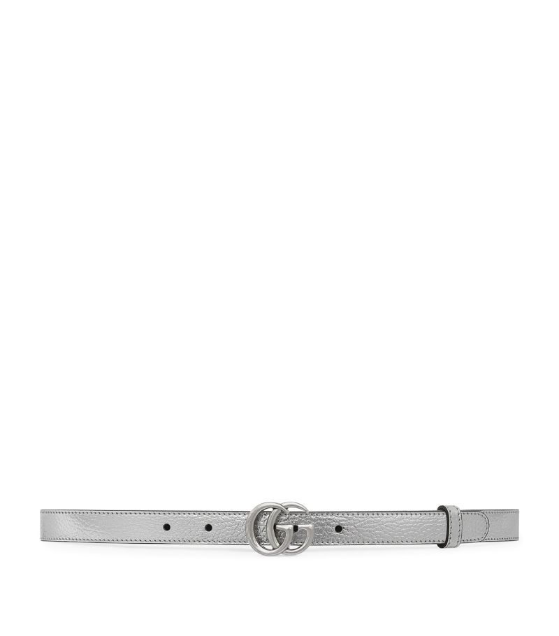 Gucci Gucci Thin Leather GG Marmont Belt