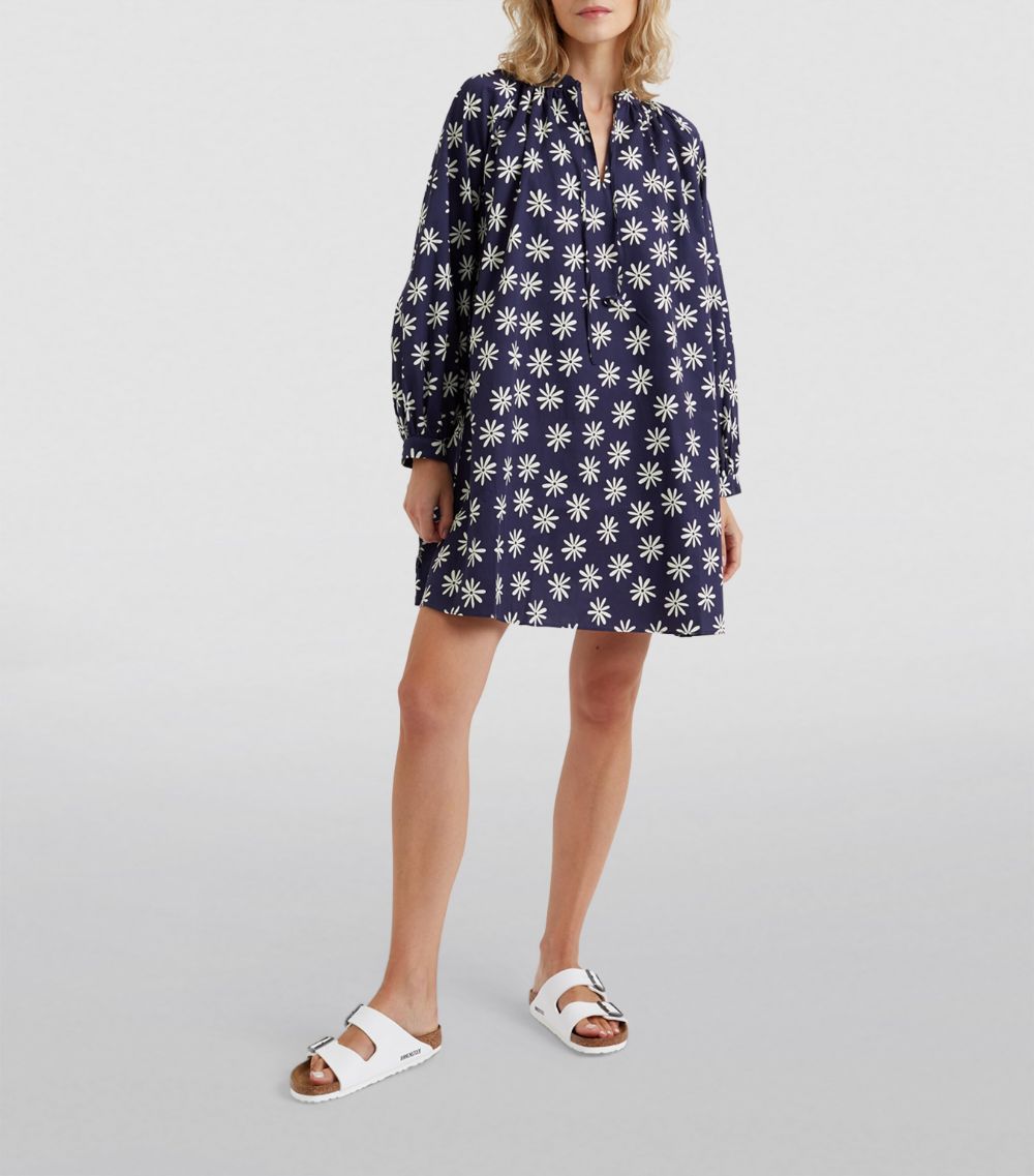 Chinti & Parker Chinti & Parker Cotton Ditsy Floral Mini Dress