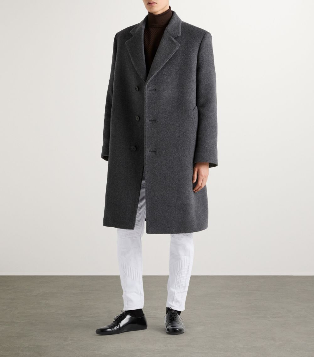 Prada Prada Wool Single-Breasted Coat