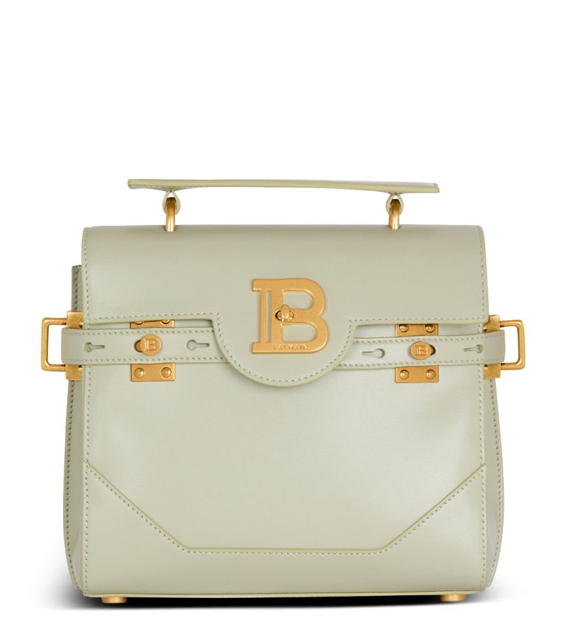 Balmain Balmain Leather B-Buzz 23 Top-Handle Bag