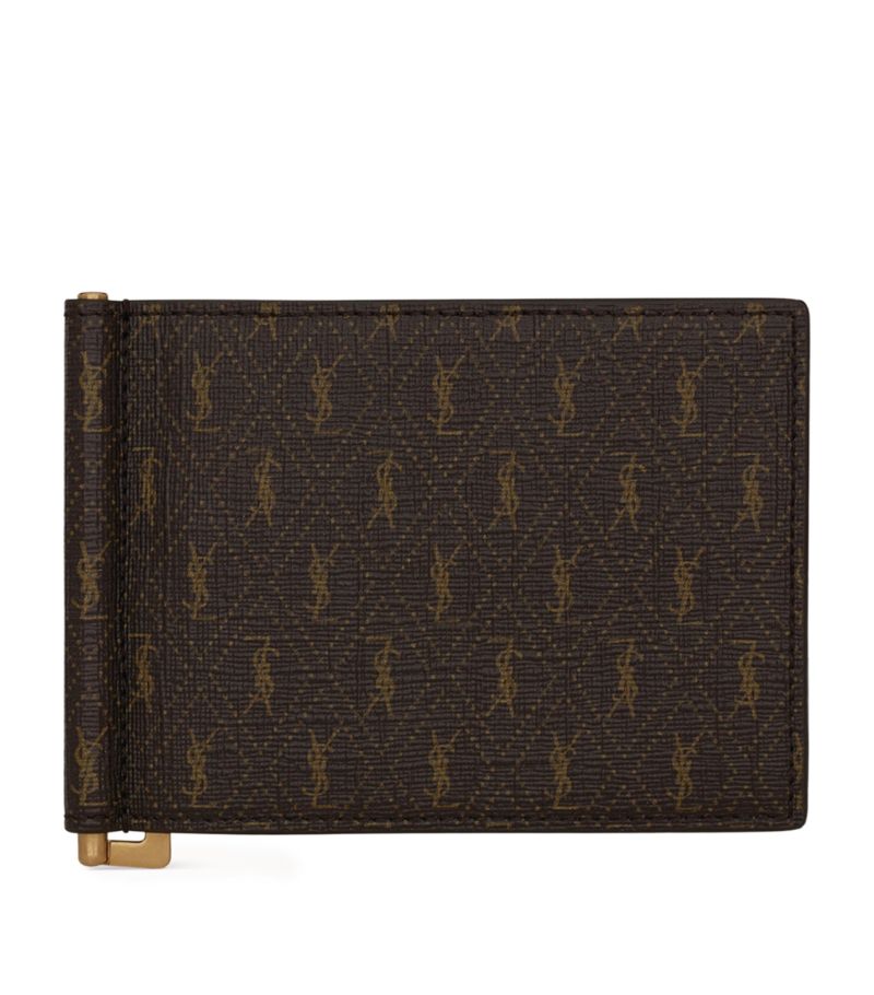 Saint Laurent Saint Laurent Small Monogram Money Clip Wallet