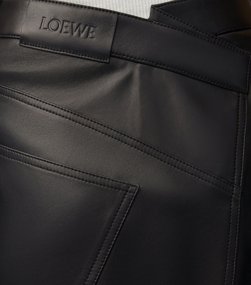 Loewe Loewe Cotton Asymmetric Midi Skirt