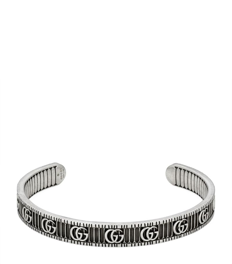 Gucci Gucci Sterling Silver Double G Bangle