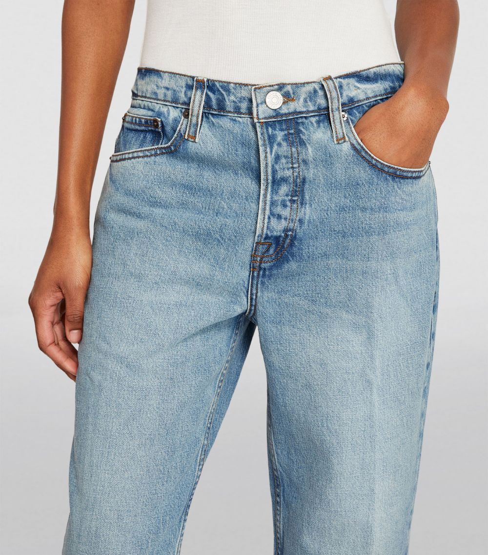 Frame Frame Slouchy Mid-Rise Straight Jeans