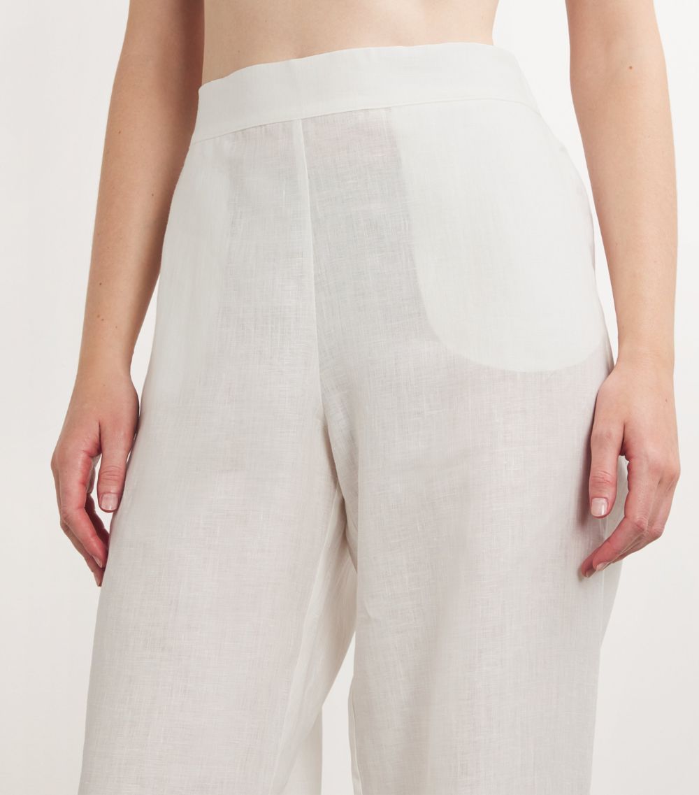 Asceno Asceno Organic Linen London Pyjama Bottoms