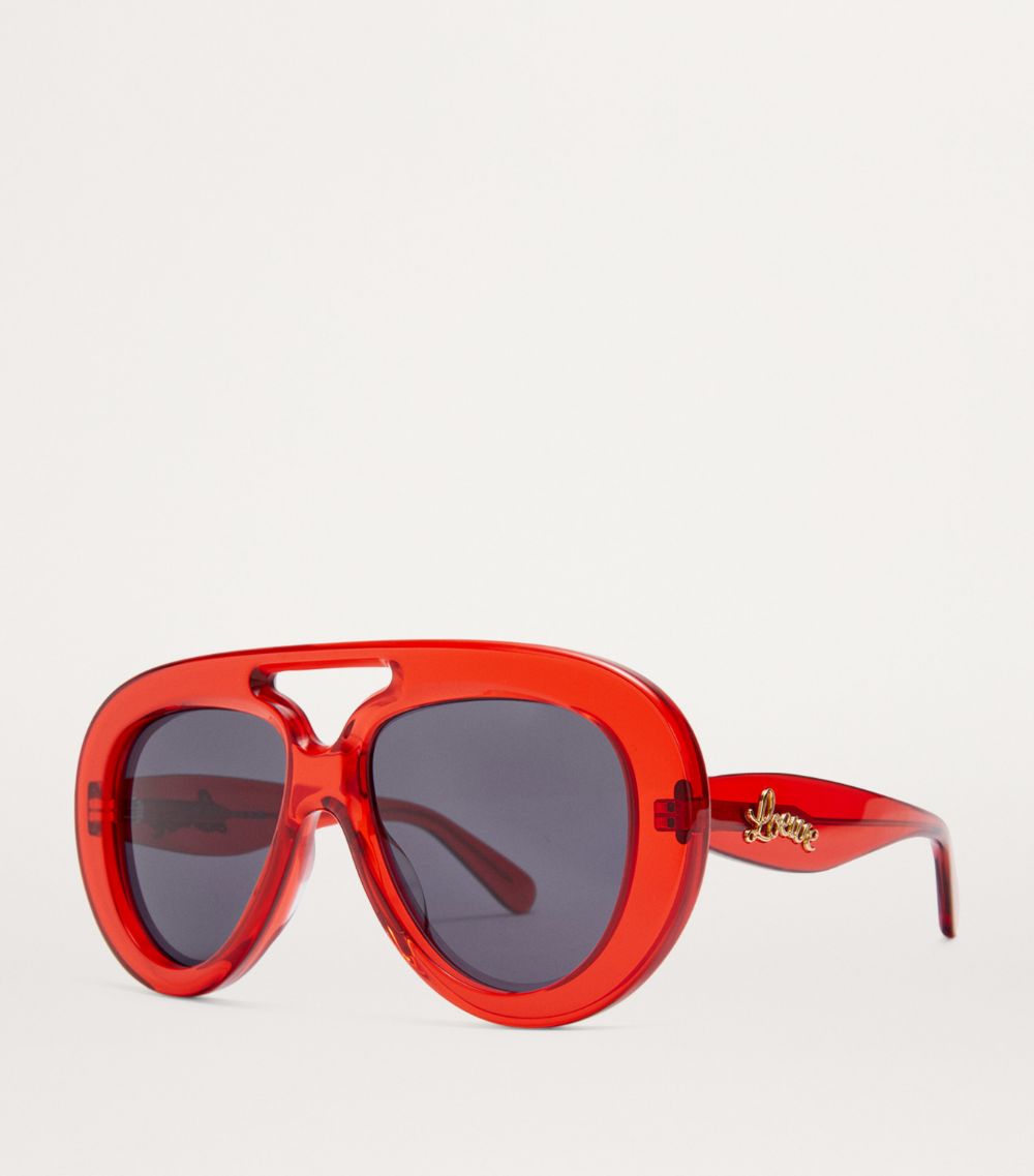 Loewe Loewe Round Spoiler Aviator Sunglasses