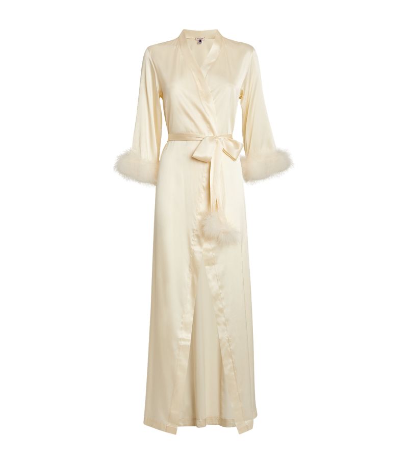 Gilda & Pearl Gilda & Pearl Silk Celeste Long Robe