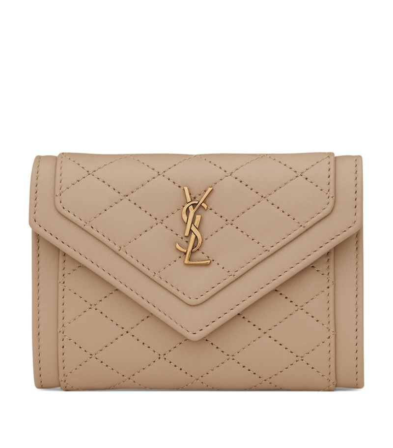 Saint Laurent Saint Laurent Quilted Leather Envelope Wallet