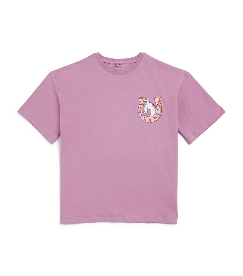 Stella McCartney Kids Stella Mccartney Kids Lucky Horse Shoe T-Shirt (2-14 Years)