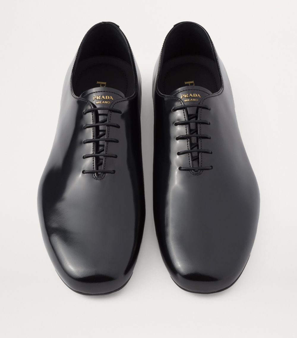 Prada Prada Leather Oxford Shoes