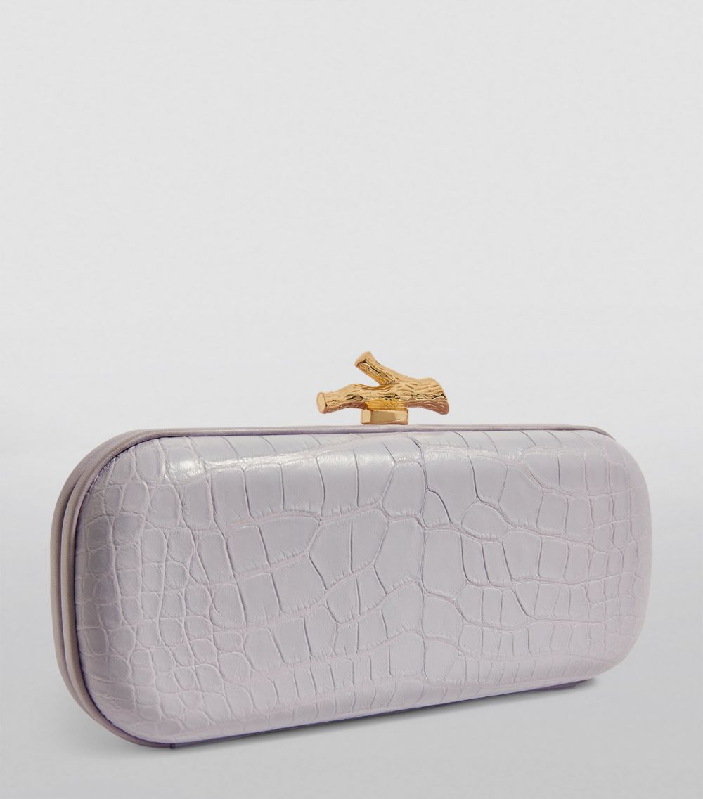 Maria Oliver Maria Oliver Alligator Emilia Clutch Bag