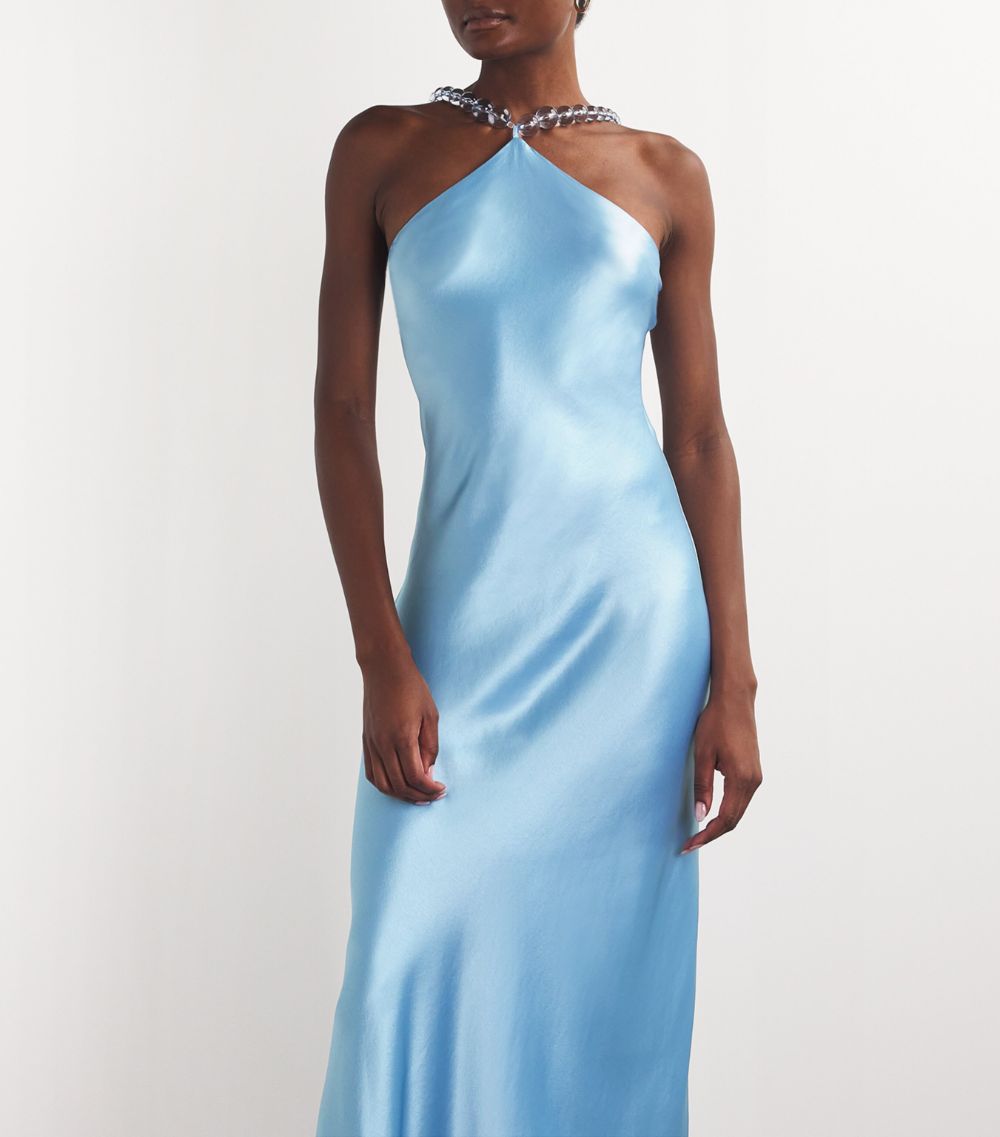 Staud Staud Satin Cadence Maxi Dress