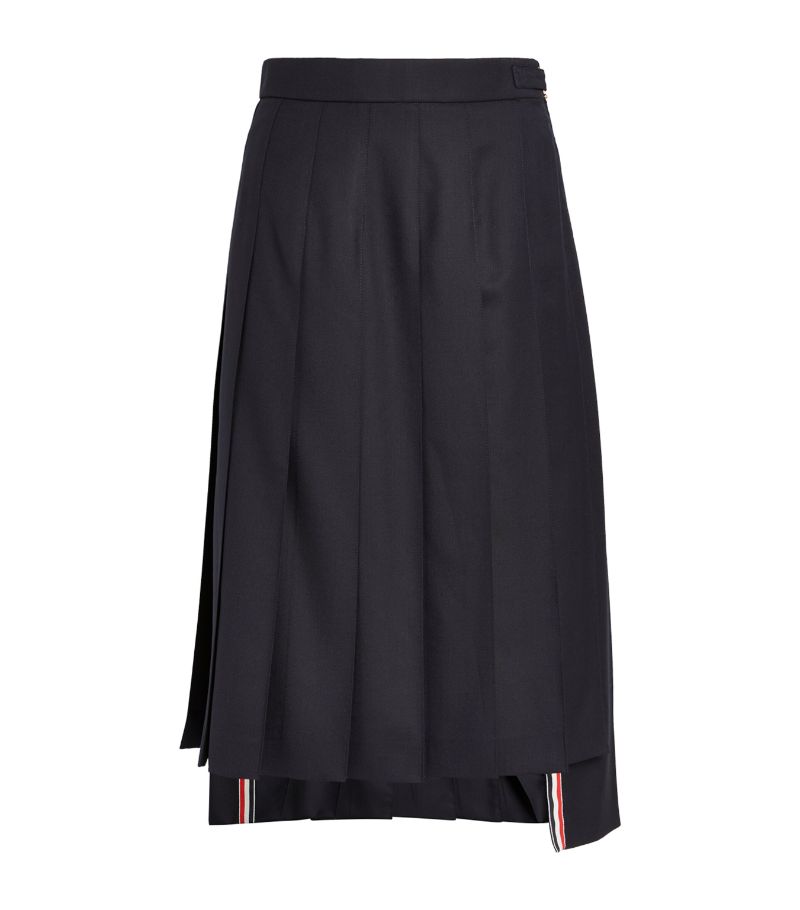 Thom Browne Thom Browne Pleated Midi Skirt