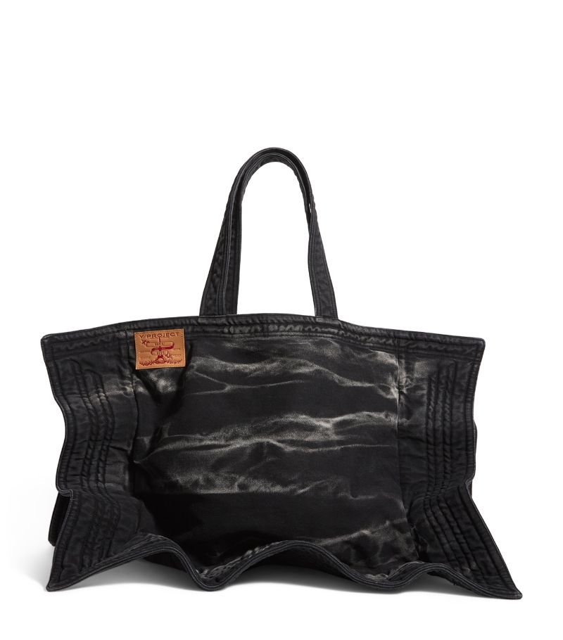 Y/Project Y/Project Dark Denim Cabas Tote Bag