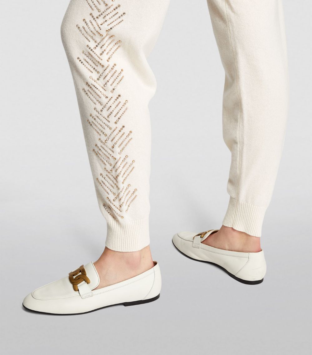 William Sharp William Sharp Cashmere Crystal-Embellished Sweatpants