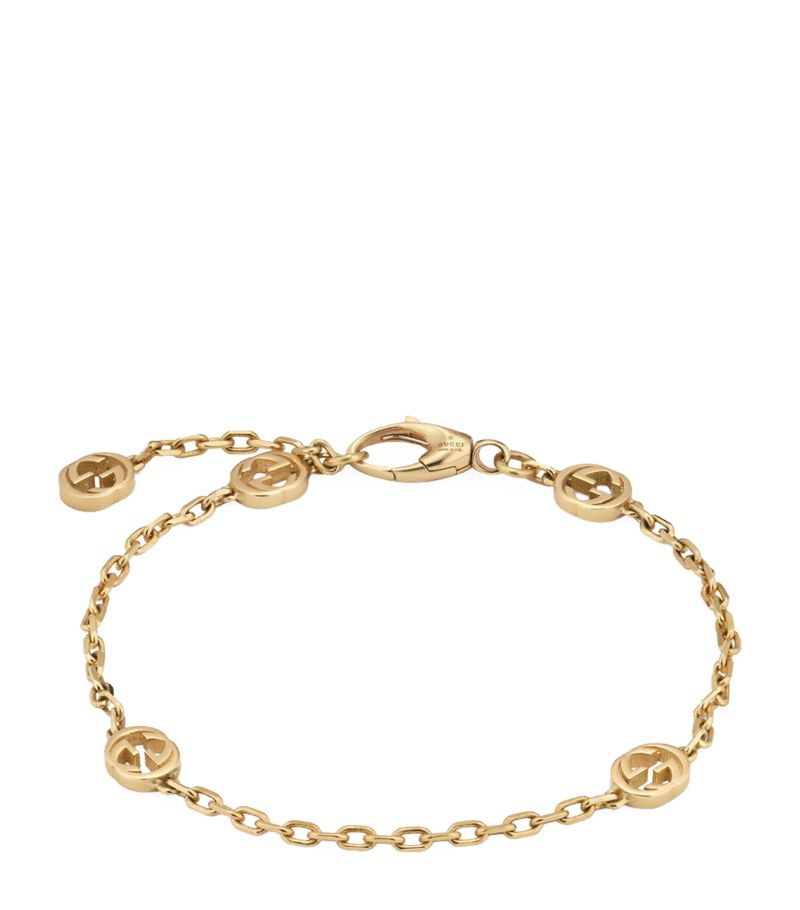 Gucci Gucci Yellow Gold Interlocking G Bracelet