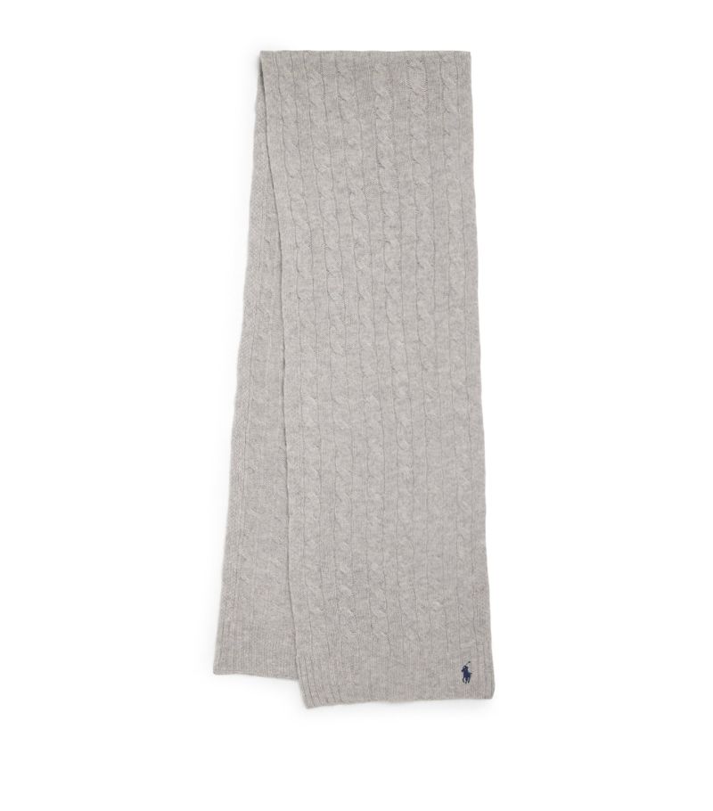 Polo Ralph Lauren Polo Ralph Lauren Wool-Cashmere Pony Scarf