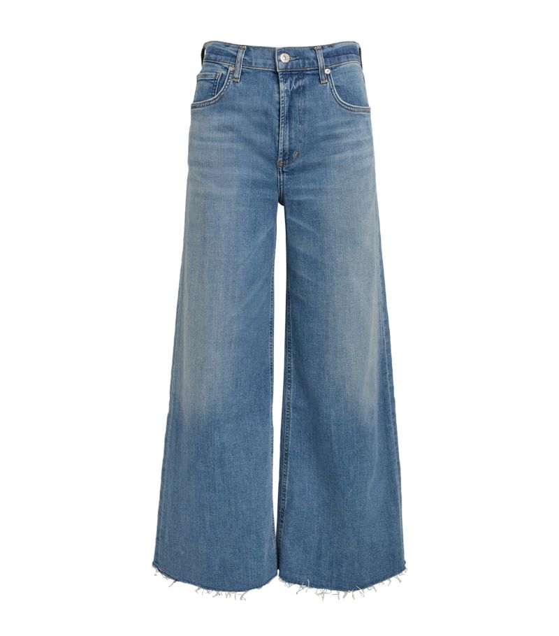 Citizens Of Humanity Citizens Of Humanity Lyra Cropped Wide-Leg Jeans