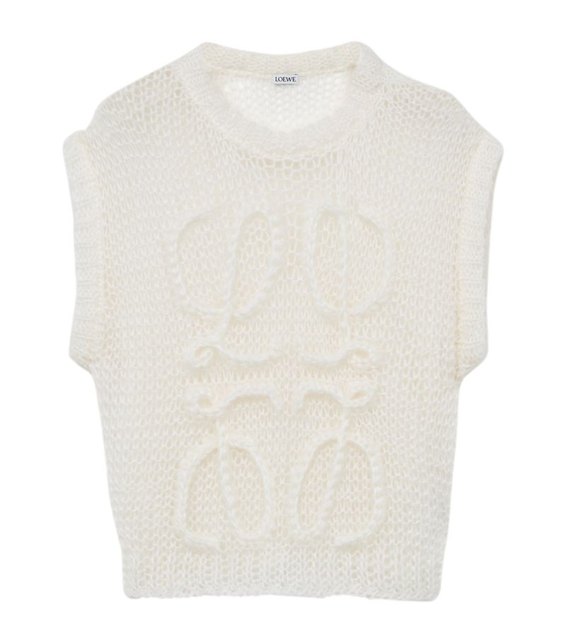 Loewe Loewe Anagram Short-Sleeved Sweater