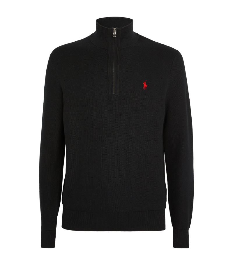 Polo Ralph Lauren Polo Ralph Lauren Ribbed Quarter-Zip Sweater