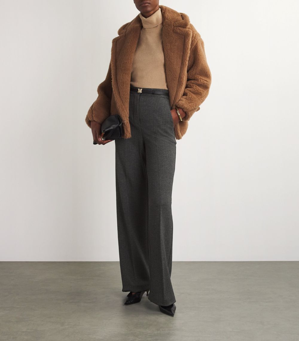 Max Mara Max Mara Wool-Blend Tailored Trousers