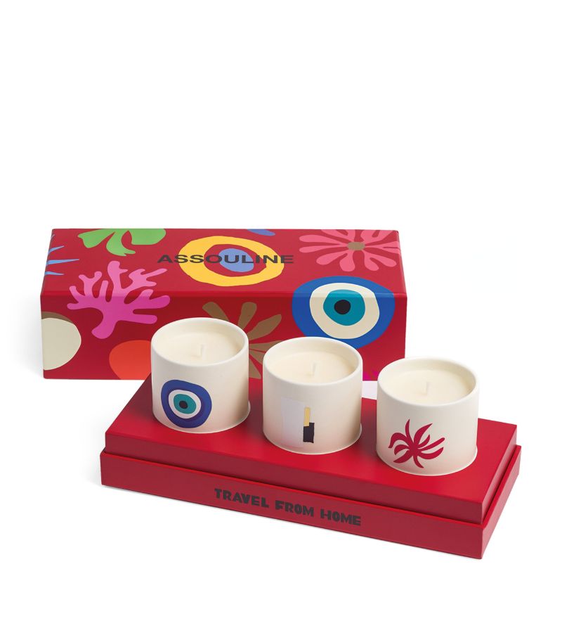 Assouline Assouline Travel From Home Mini Candle Set (3 X 319G)