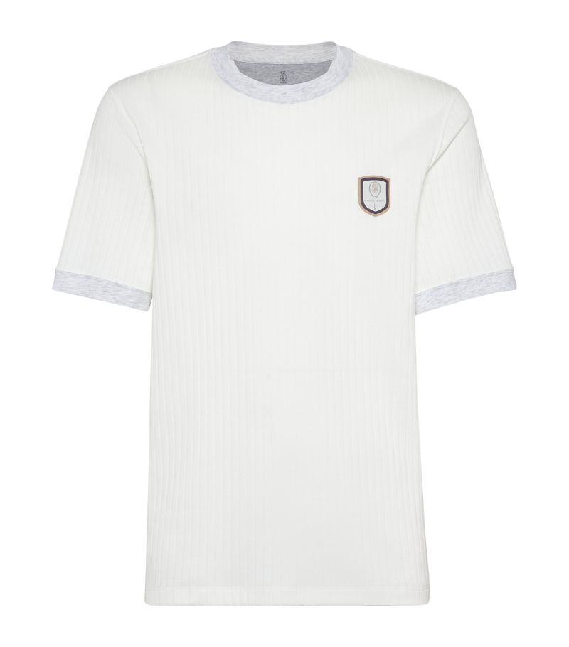 Brunello Cucinelli Brunello Cucinelli Tennis Badge T-Shirt