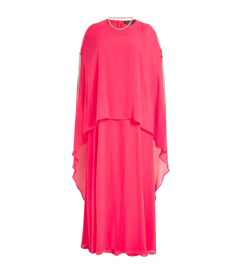 Marina Rinaldi Marina Rinaldi Silk Georgette Maxi Dress