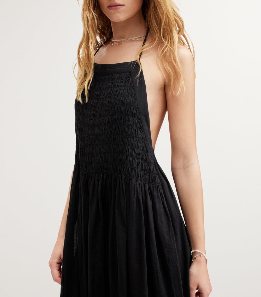 Allsaints Allsaints Cotton Halterneck Iris Dress