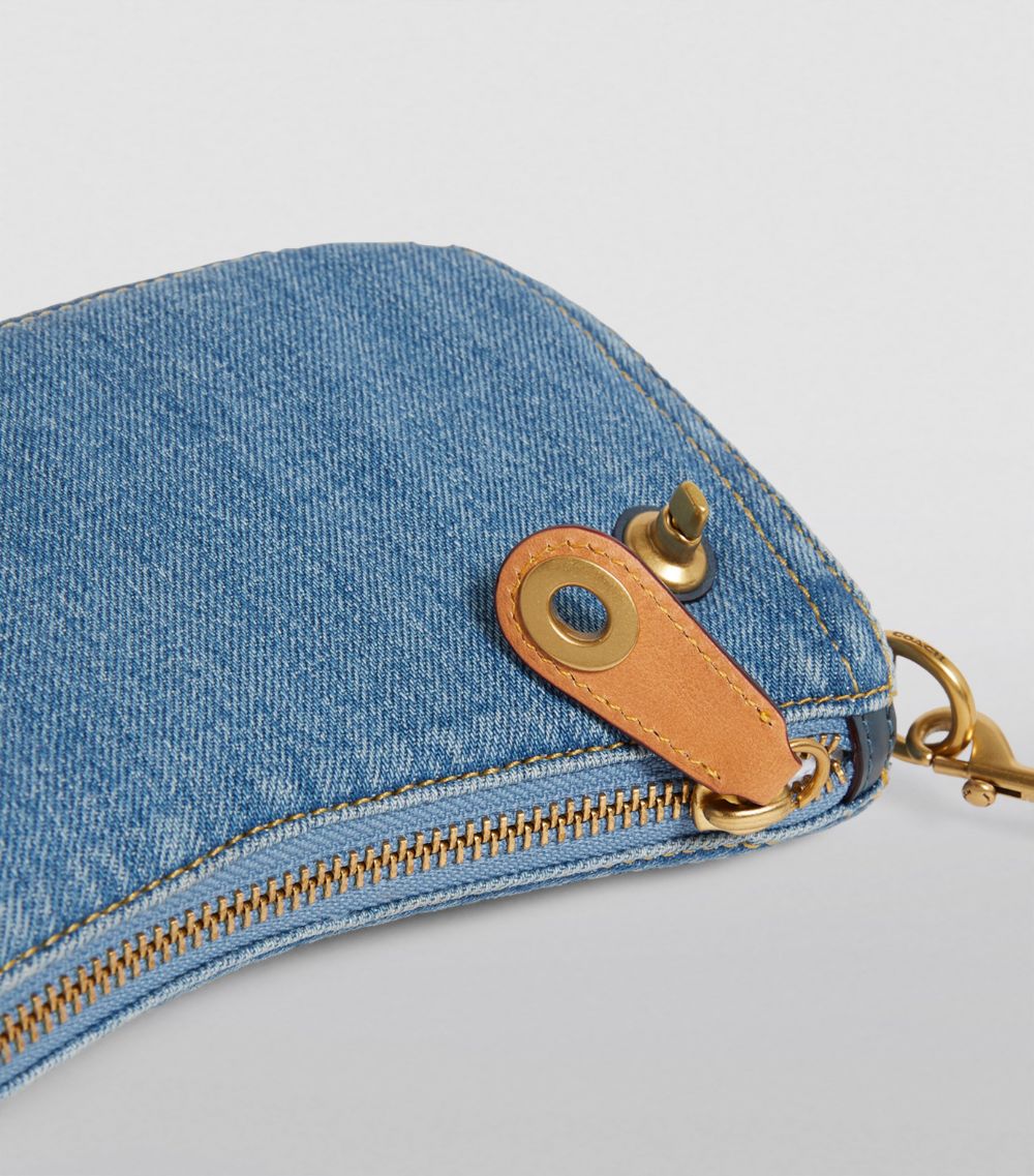 Coach Coach Denim Swinger Shoulder Bag