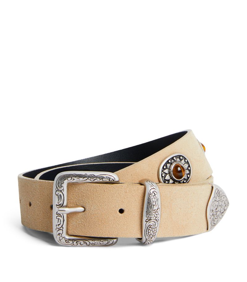 Eleventy Eleventy Suede Western Belt