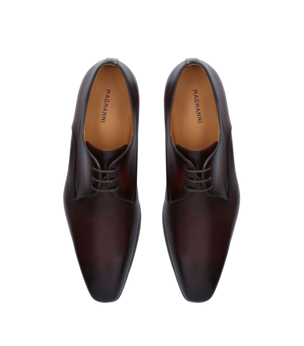 Magnanni Magnanni Plain Leather Derby Shoes