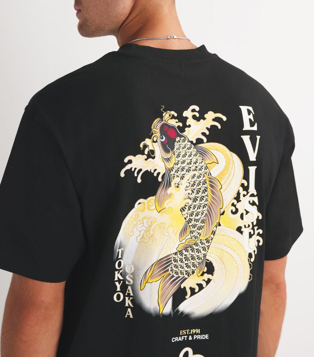 Evisu Evisu Cotton Graphic T-Shirt