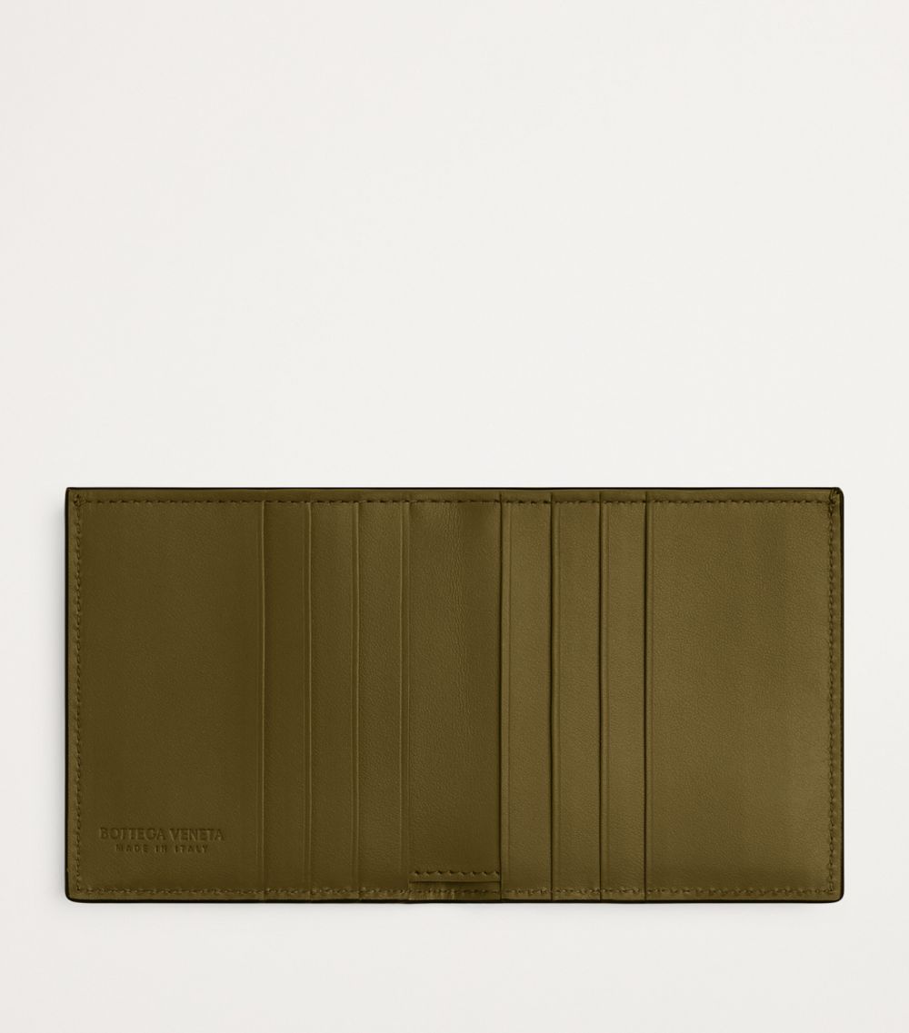 Bottega Veneta Bottega Veneta Leather Intrecciato Slim Bifold Wallet