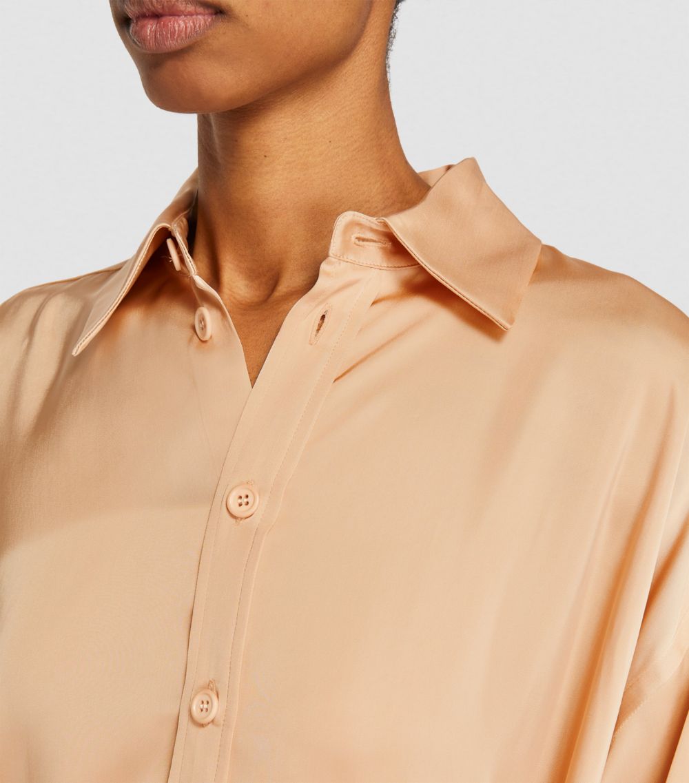 Fabiana Filippi Fabiana Filippi Satin Shirt Midi Dress