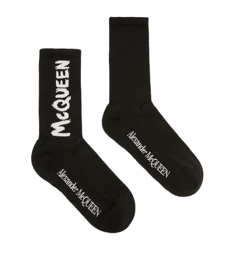 Alexander McQueen Alexander Mcqueen Logo Socks