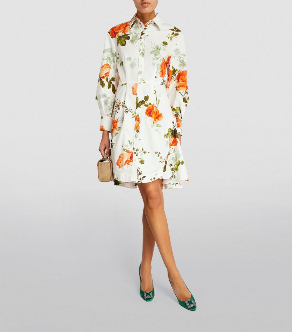 Erdem Erdem Floral Mini Shirt Dress