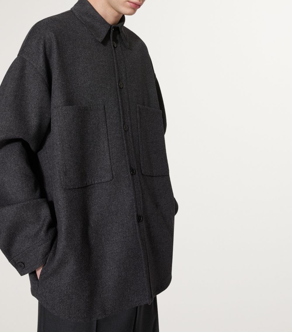 Valentino Valentino Virgin Wool Overshirt