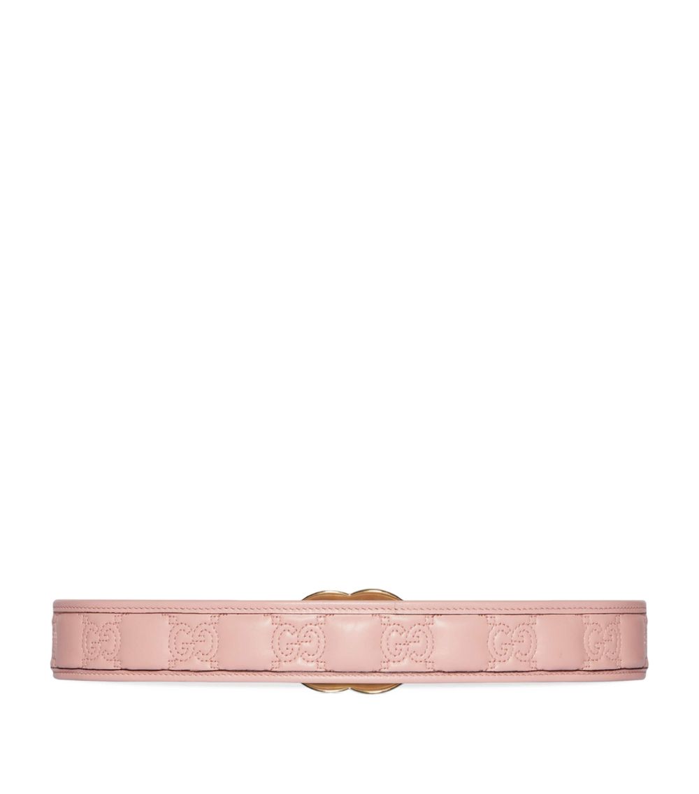 Gucci Gucci Gg Marmont Matelassé Belt