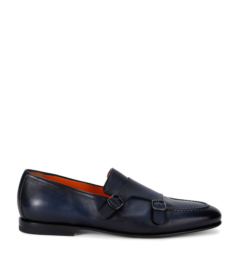 Santoni Santoni Carlos Double Monk Shoes