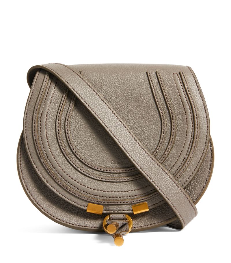 Chloé Chloé Small Leather Marcie Saddle Bag