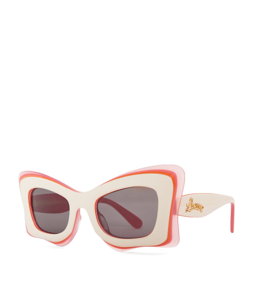 Loewe Loewe X Paula'S Ibiza Layered Butterfly Sunglasses