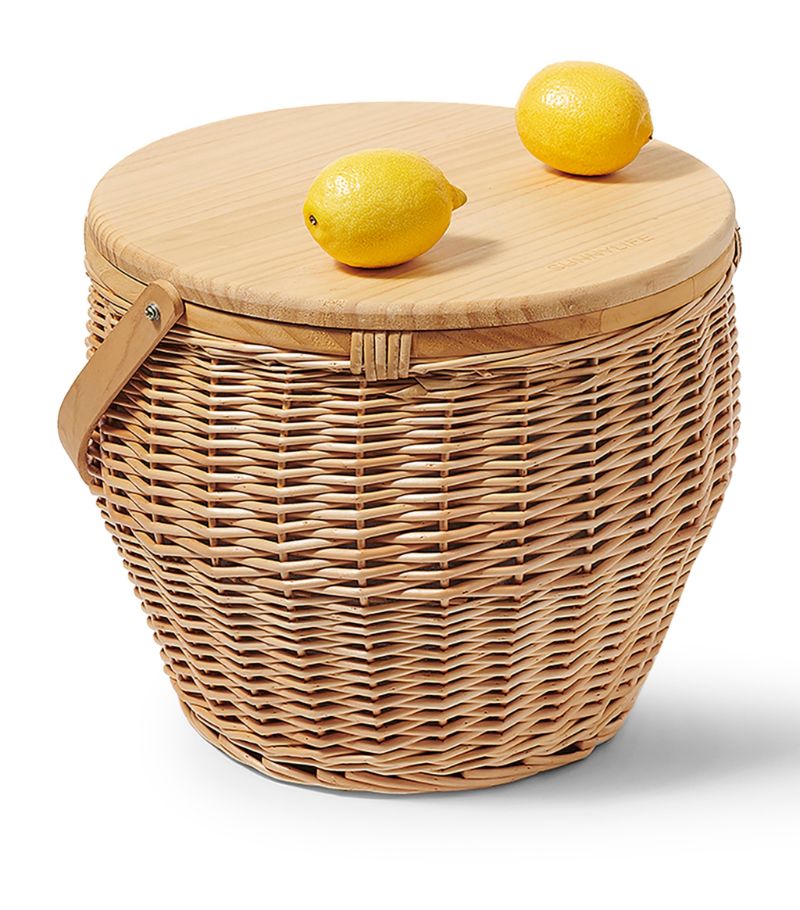 Sunnylife Sunnylife Round Picnic Cooler Basket