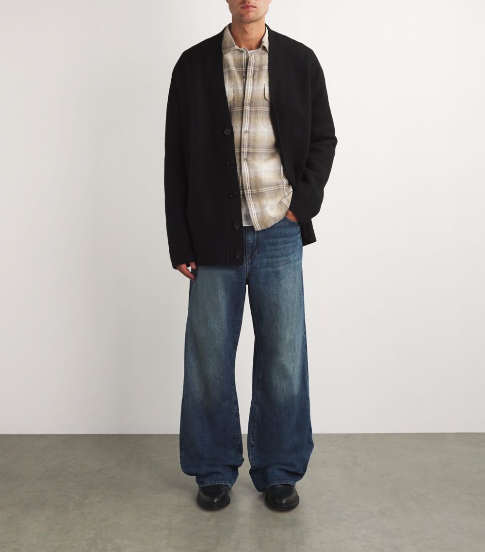 Vince Vince Cotton-Hemp Check Shirt