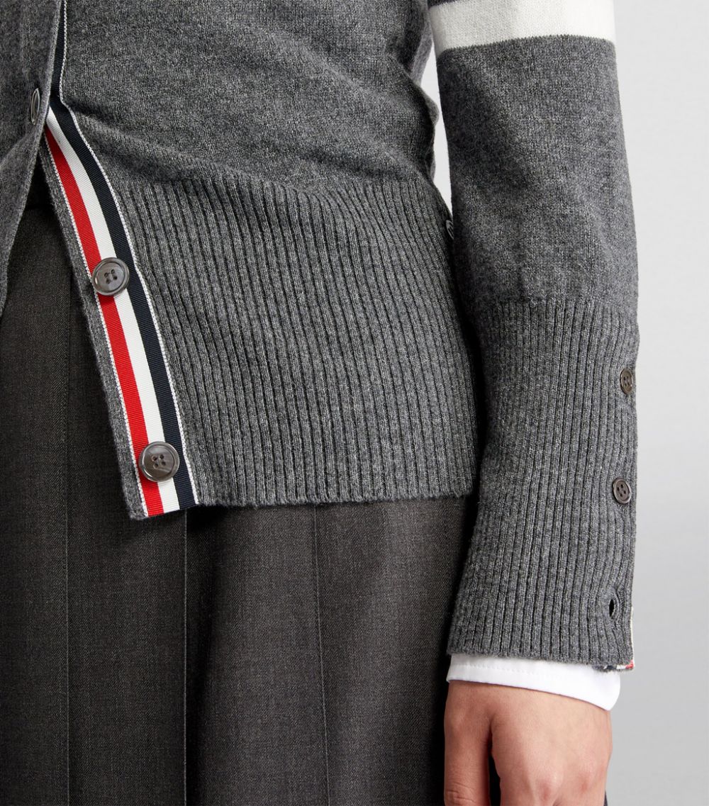 Thom Browne Thom Browne Cashmere 4-Bar Cardigan